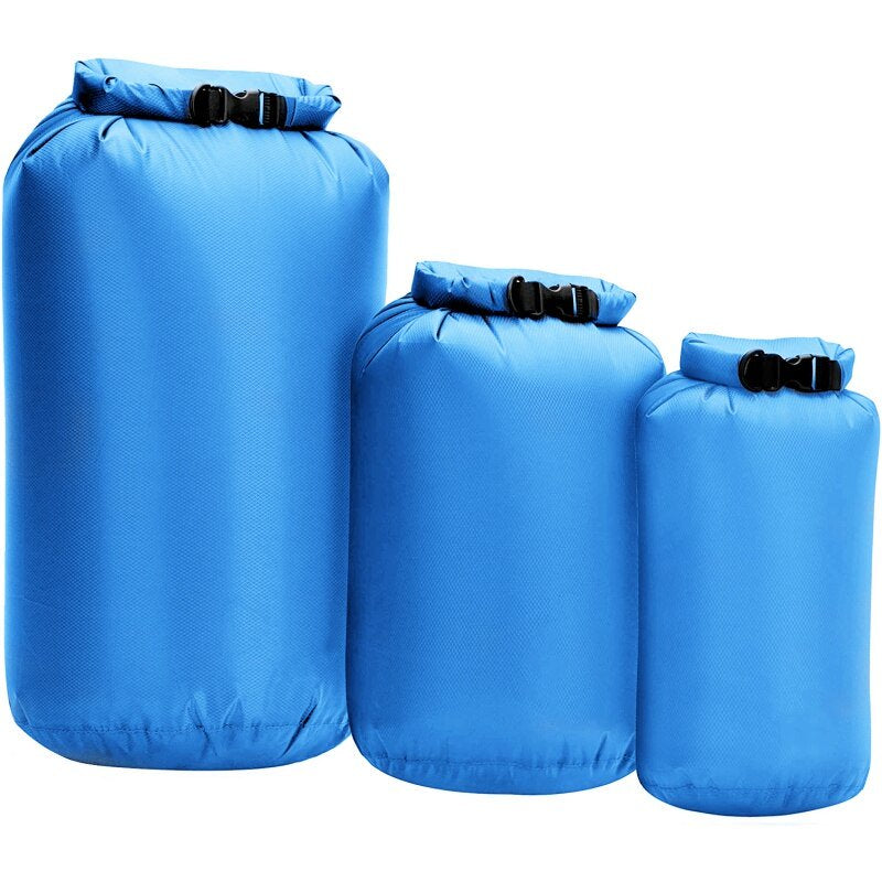 3 Piece Set 8L 40L 70L Waterproof Dry Swimming Rafting Kayaking River Trekking Floating Sailing Canoing Boating Water Resistance
