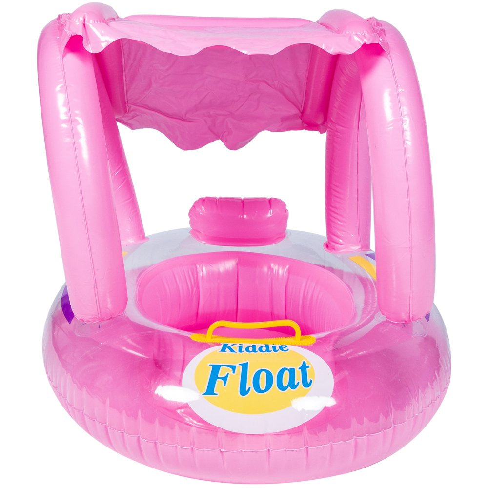 TINKSKY Float Swimming Pool Baby Inflatable Swim Floats Kids Ring Boat Raft Infant Children Toys Rings Canopy Floaties Water