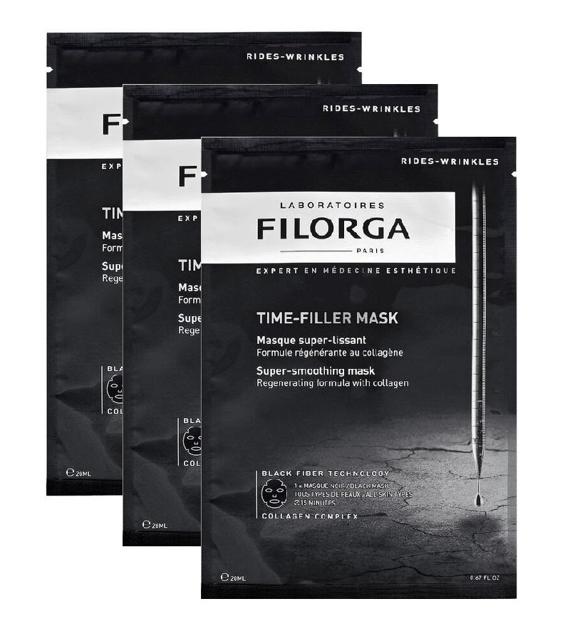 3xPack Filorga TIME FILLER MASK Intensively Smoothing Masks - 60 g