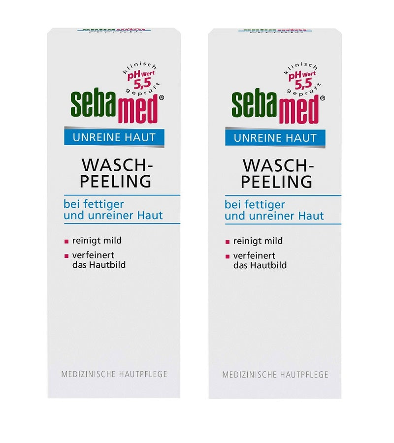 2xPack Sebamed Blemished Skin Peeling Cream - 200 ml