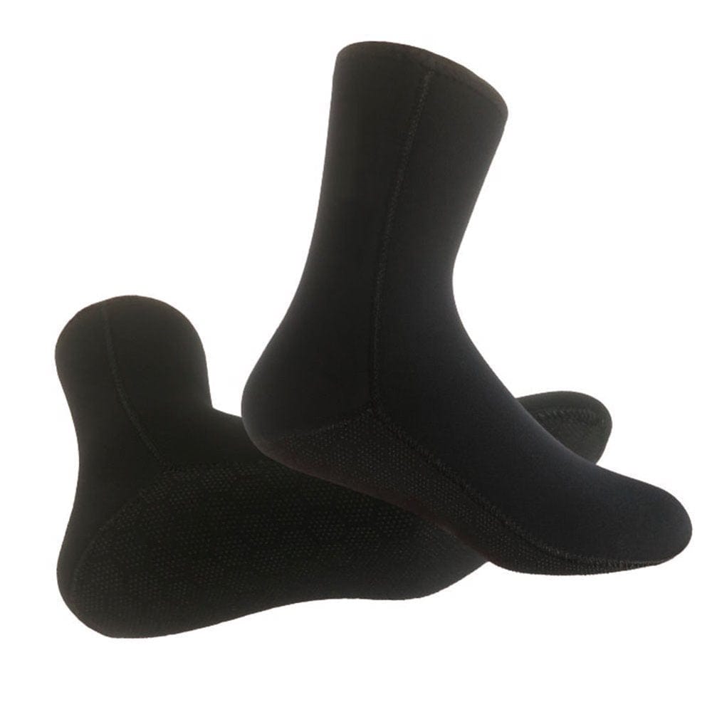 YFMHA 5Mm Neoprene Diving Socks Women Men Non-Slip Snorkeling Surfing Socks (L)
