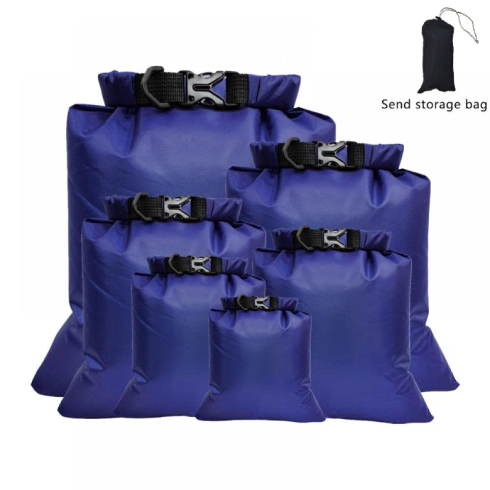 6PCS Waterproof Dry Bag Floating Sailing Boating Swimming Rafting Kayaking Pack Sack 1.5L 2.5L 3L 3.5L 5L 8L