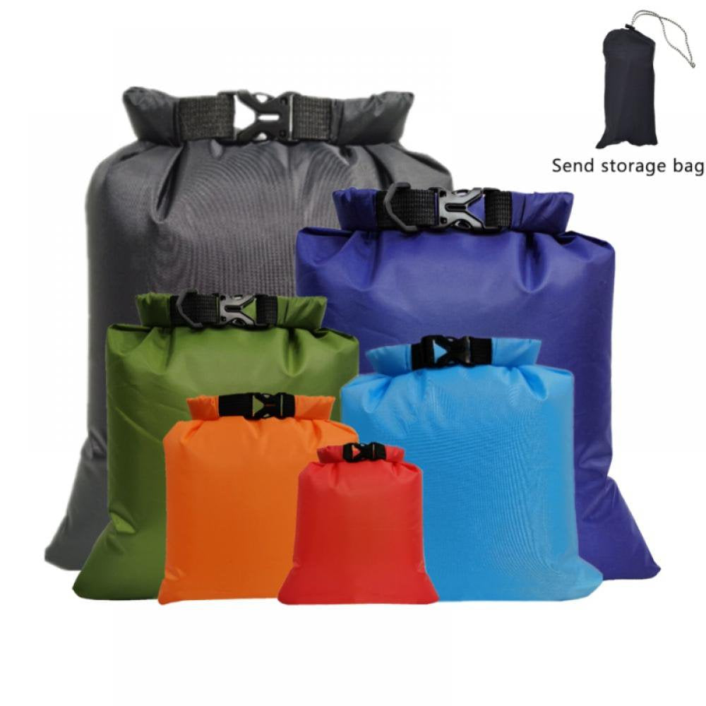 6PCS Waterproof Dry Bag Floating Sailing Boating Swimming Rafting Kayaking Pack Sack 1.5L 2.5L 3L 3.5L 5L 8L