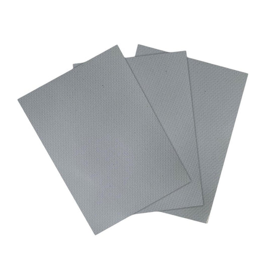 3 Pieces Repair Waterproof Self-Adhesive Boat Repair for 10X15Cm - Grey