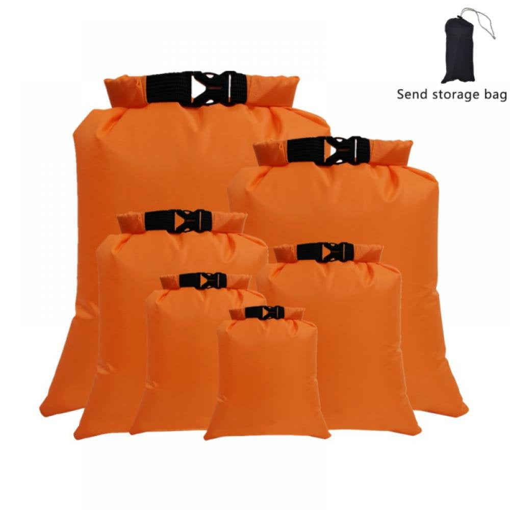 6PCS Waterproof Dry Bag Floating Sailing Boating Swimming Rafting Kayaking Pack Sack 1.5L 2.5L 3L 3.5L 5L 8L