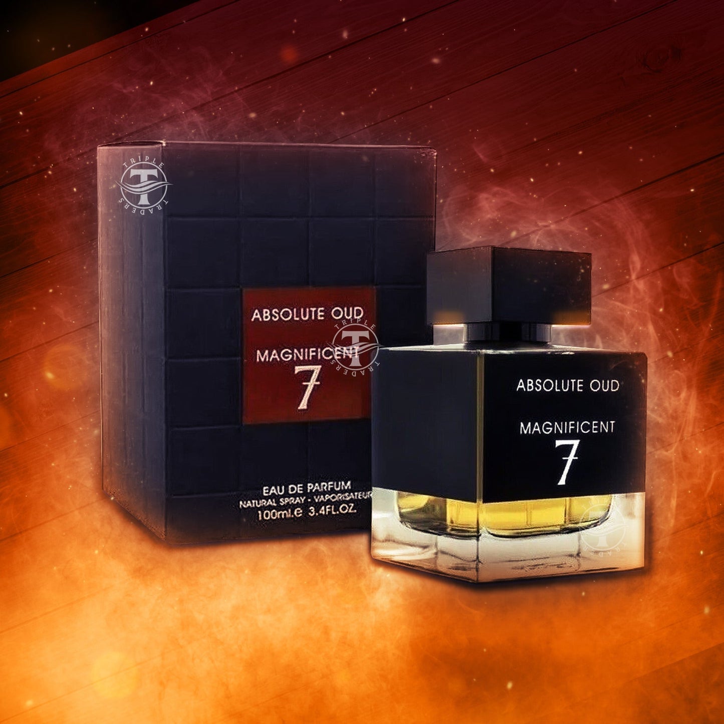 Absolute Oud Magnificent 7 Eau De Parfum By Fragrance World 100ml 3.4 fl oz