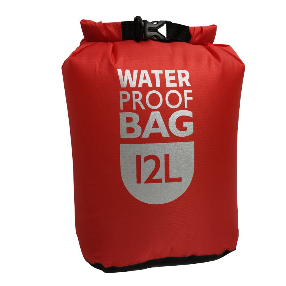 Waterproof Floating Dry Bag 6L/12L/24L Roll Top Sack Keeps Gear Dry for Travel Boating Kayaking Trekking Fishing Rafting Swimming Camping Hiking Beach