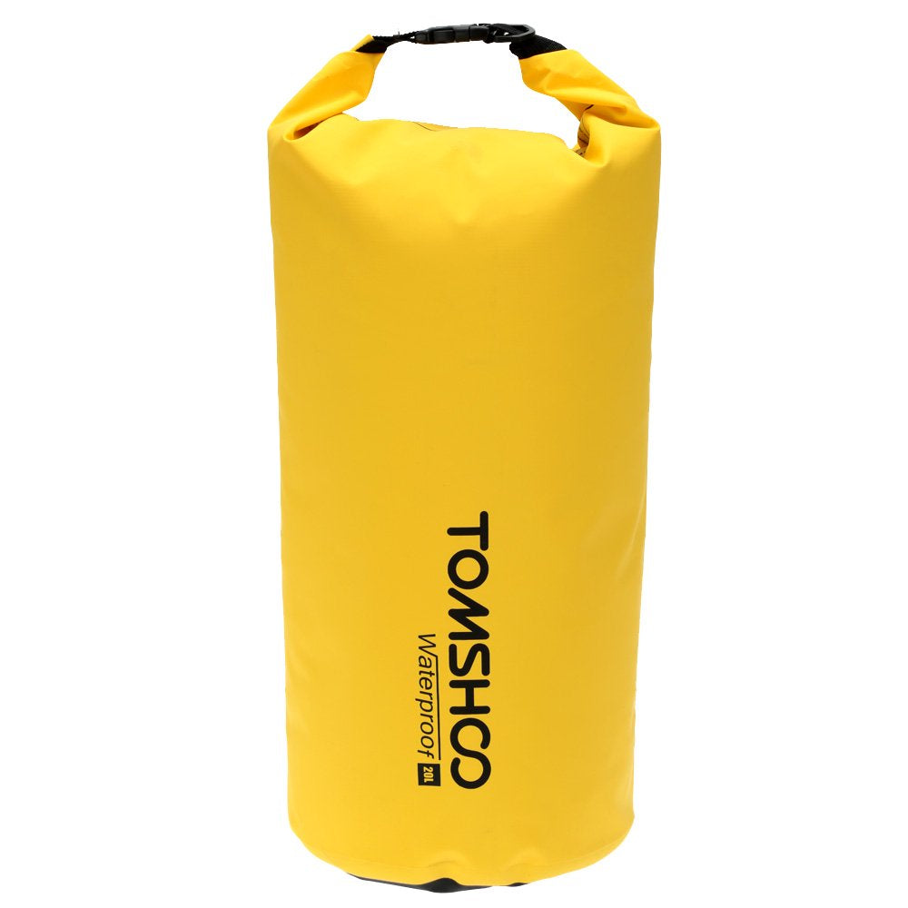 TOMSHOO 10L / 20L Outdoor Water-Resistant Dry Bag Sack Storage Bag for Travelling Rafting Boating Kayaking Canoeing Camping Snowboarding