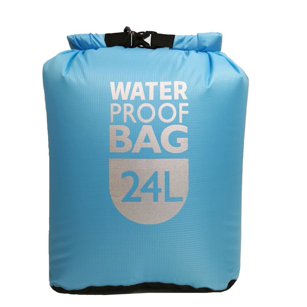 Waterproof Floating Dry Bag 6L/12L/24L Roll Top Sack Keeps Gear Dry for Travel Boating Kayaking Trekking Fishing Rafting Swimming Camping Hiking Beach