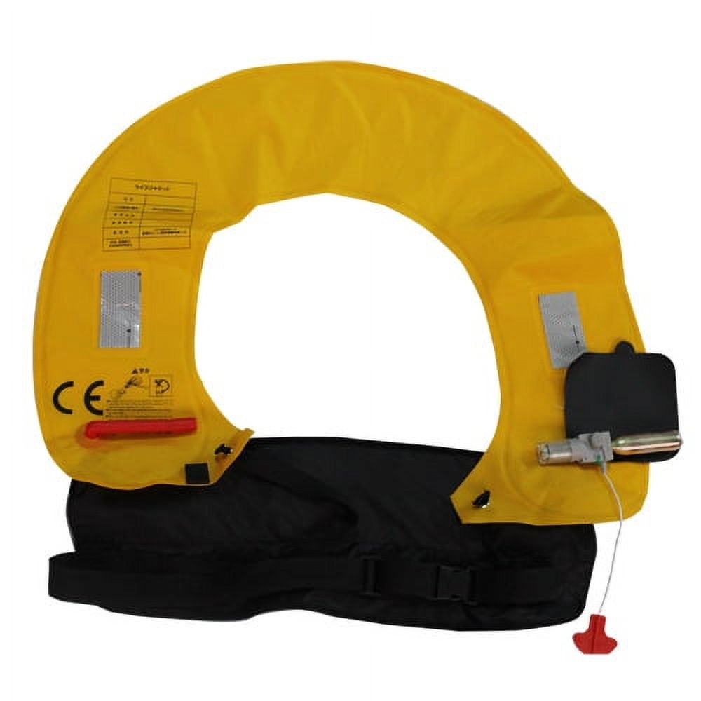 Top Safety Belt Pack Life Jacket with Pocket - Manual Inflatable Waist Pack Lifejacket Life Vest PFD for Boating Fishing Kayaking Canoeing Sailing Surfing Paddle Board SUP Light Weight Adjustable Size