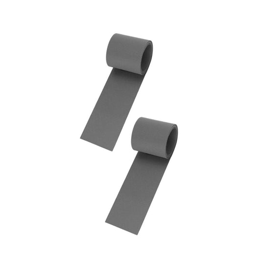 2 Rolls Kayak Repair Patch Inflatable Boat Canoe Raft Swimming Ring Leak Proof Glued Patches Puncture Fixing Accessories 5X100Cm Grey