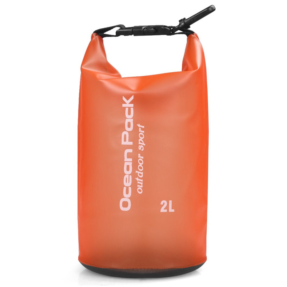 2L / 5L / 10L / 15L / 20L Foldable Waterproof PVC Dry Bag Backpack for Swimming Rafting Kayaking Boating Fishing Storage Bag