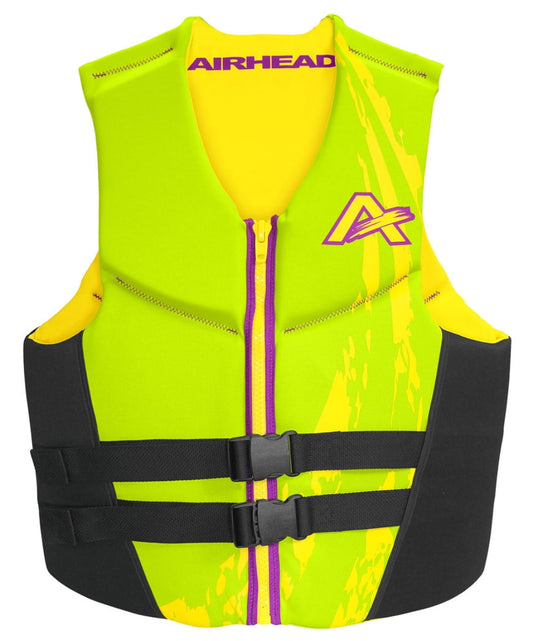 Airhead 10076-13-B-LG Type III Neolite Swoosh Life Vest (XXX-Large, Green)