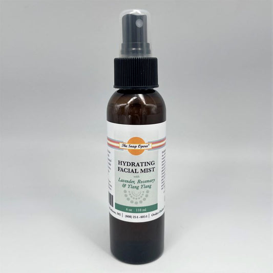 The Soap Opera Hydrating Facial Mist 4oz 118ml - Lavender, Rosemary & Ylang Ylang