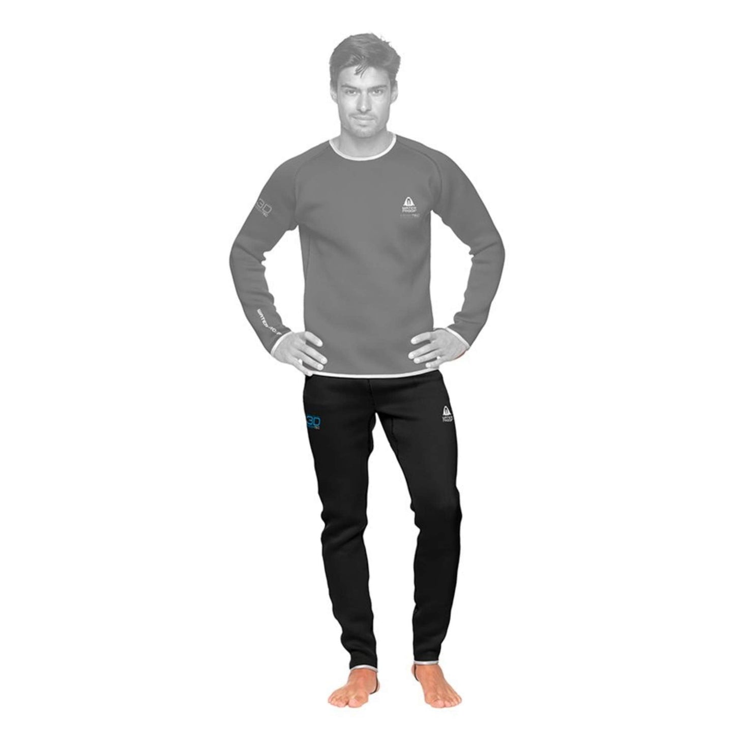 Waterproof Meshtec 3D insulating Undergarment Mens Pants, X-Large (Medium)