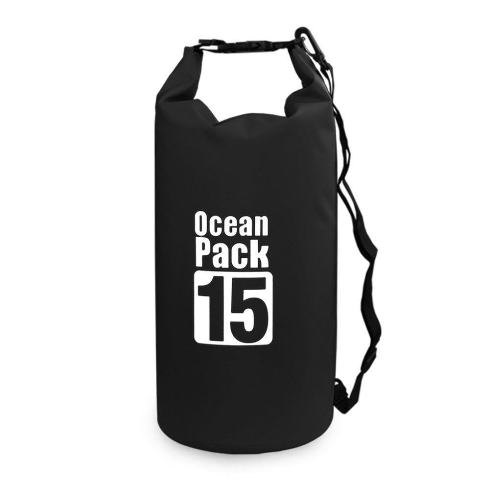 10L / 15L / 20L / 30L Outdoor Waterproof Dry Backpack Water Bag Roll Top Sack for Kayaking Rafting Boating River Trekking