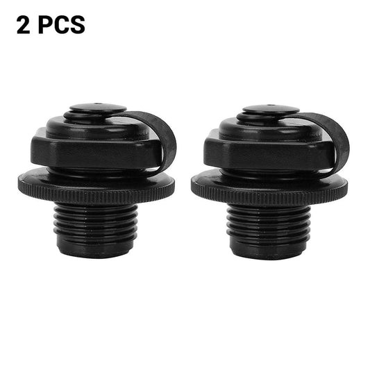 Valatala 2Pcs Air Valves Inflatable Kayak Screw Air Valves Spiral Air Caps for Raft Canoe Airbed PVC Boat