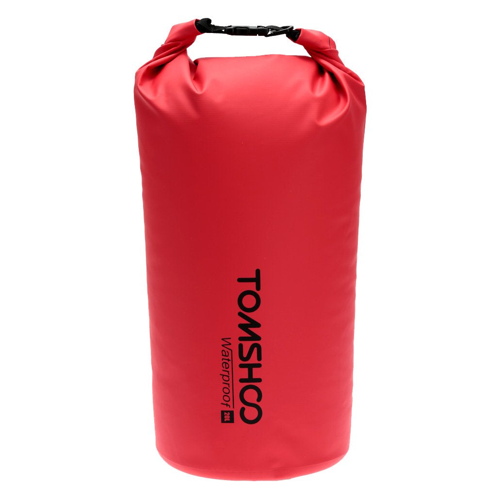 TOMSHOO 10L / 20L Outdoor Water-Resistant Dry Bag Sack Storage Bag for Travelling Rafting Boating Kayaking Canoeing Camping Snowboarding