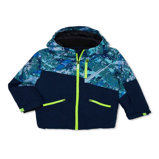 Swiss Tech Boys Waterproof Ski Jacket with Hood, Sizes 4-18