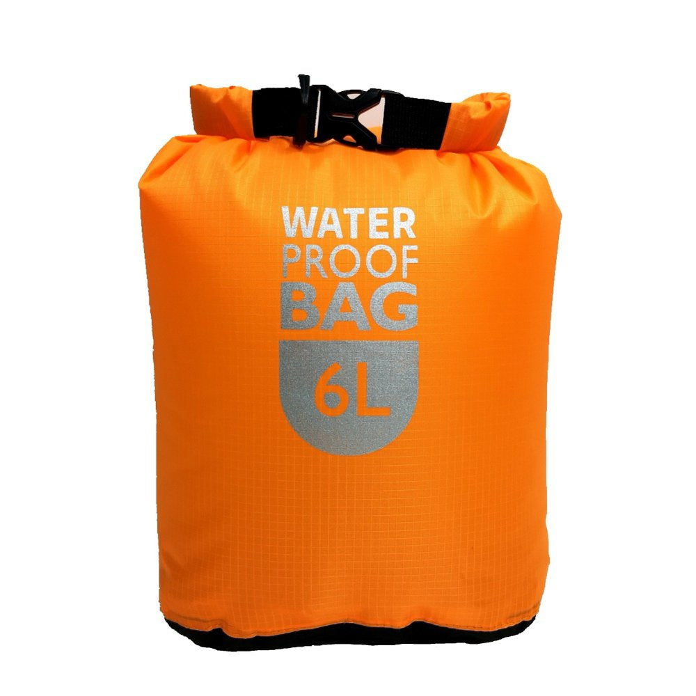 6L/12L/24L Outdoor Dry Bag Floating Waterproof Lightweight Roll Top Sack Keeps Gear Dry for Travel Boating Kayaking Trekking Fishing Rafting Swimming Camping Hiking Beach