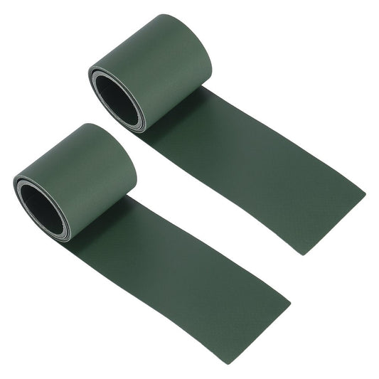 2Pcs 5X100Cm Green Kayak Repair Patches PVC Inflatable Repair Rafts Boat Repair Patches for Canoe Inflatable Boats